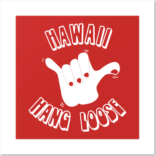 Retro Hawaii Hang Loose Posters and Art